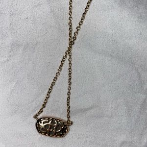 Elisa Gold Cluster Necklace